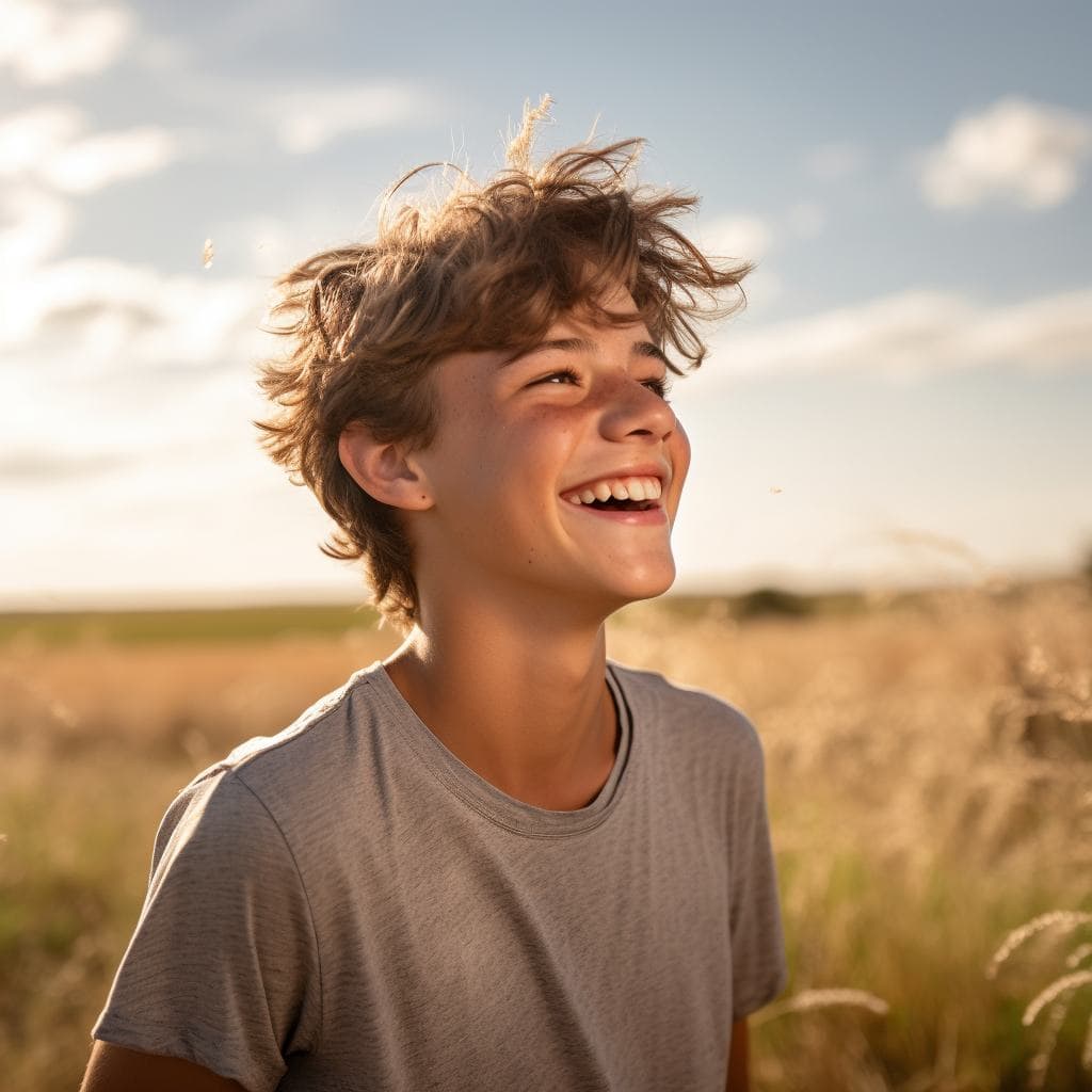 Smiling boy